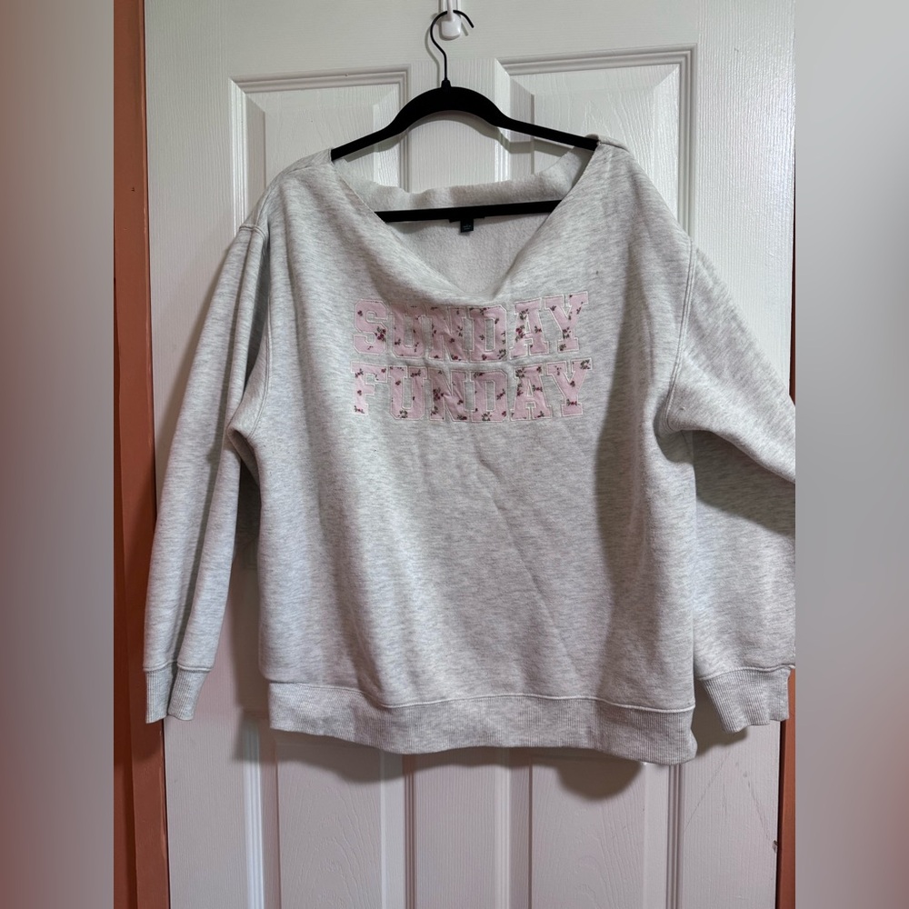 Wild Fable off-shoulder sweatshirt